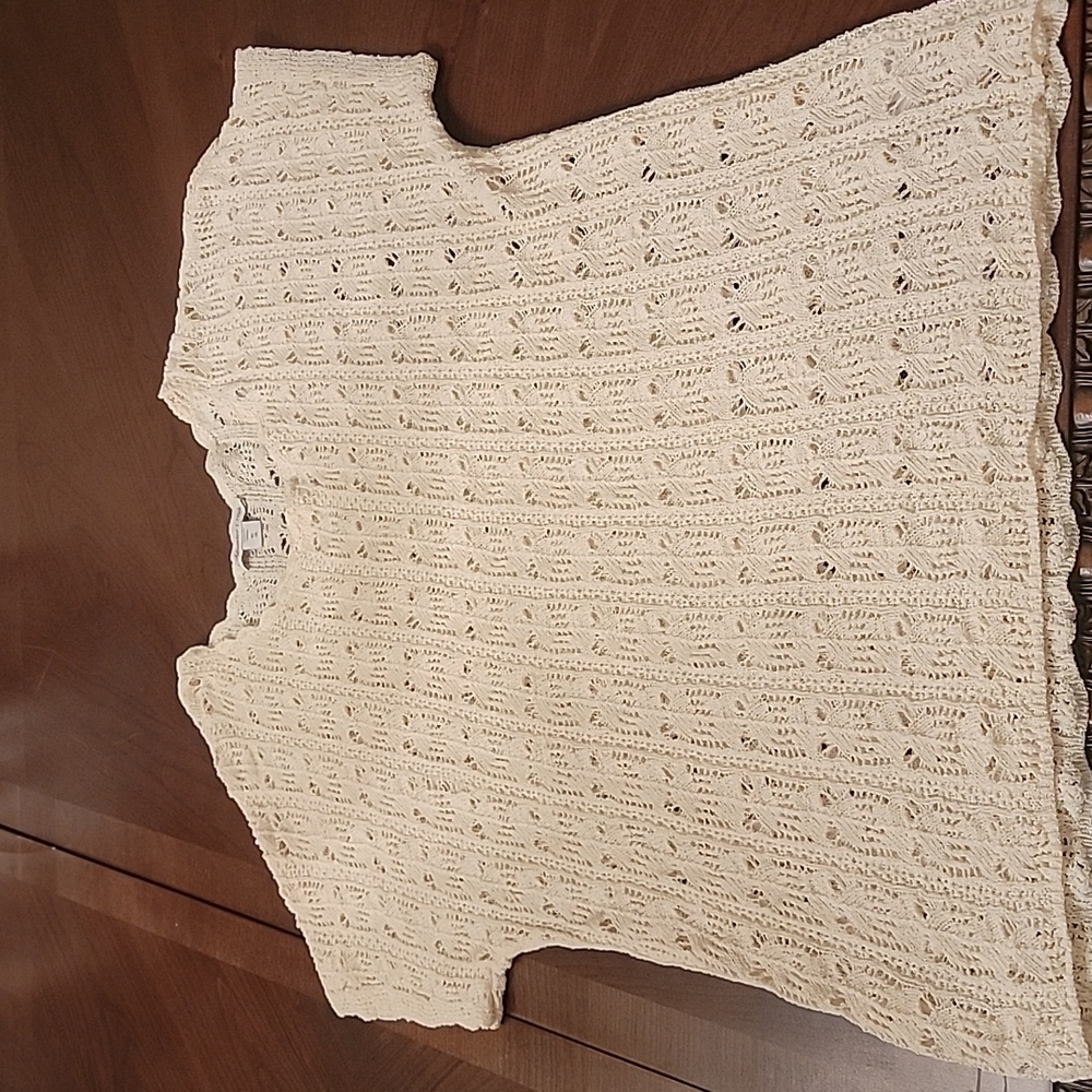 Beautiful lace blouse ladies XL-16 Coldwater creek